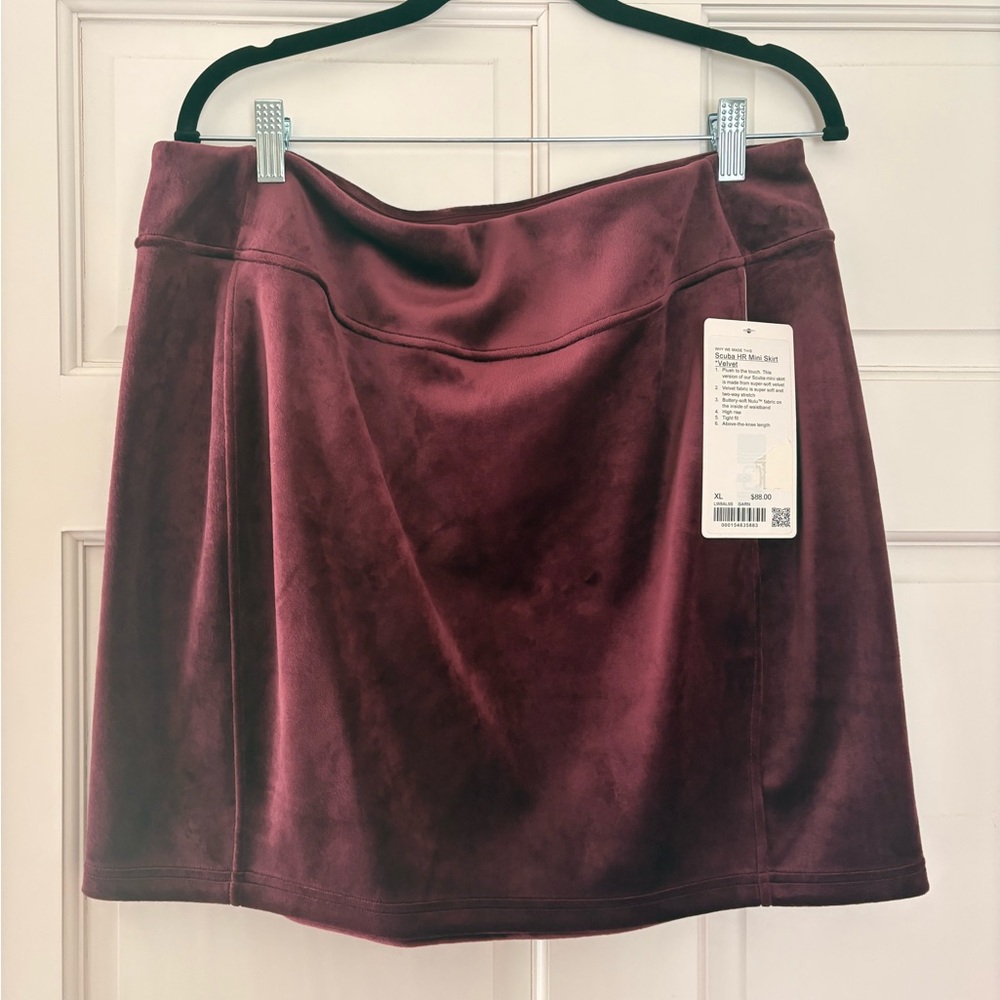 Lululemon Scuba HR Mini Skirt Velvet
